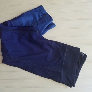 Cascade Sport Ombre Blue Workout Capris